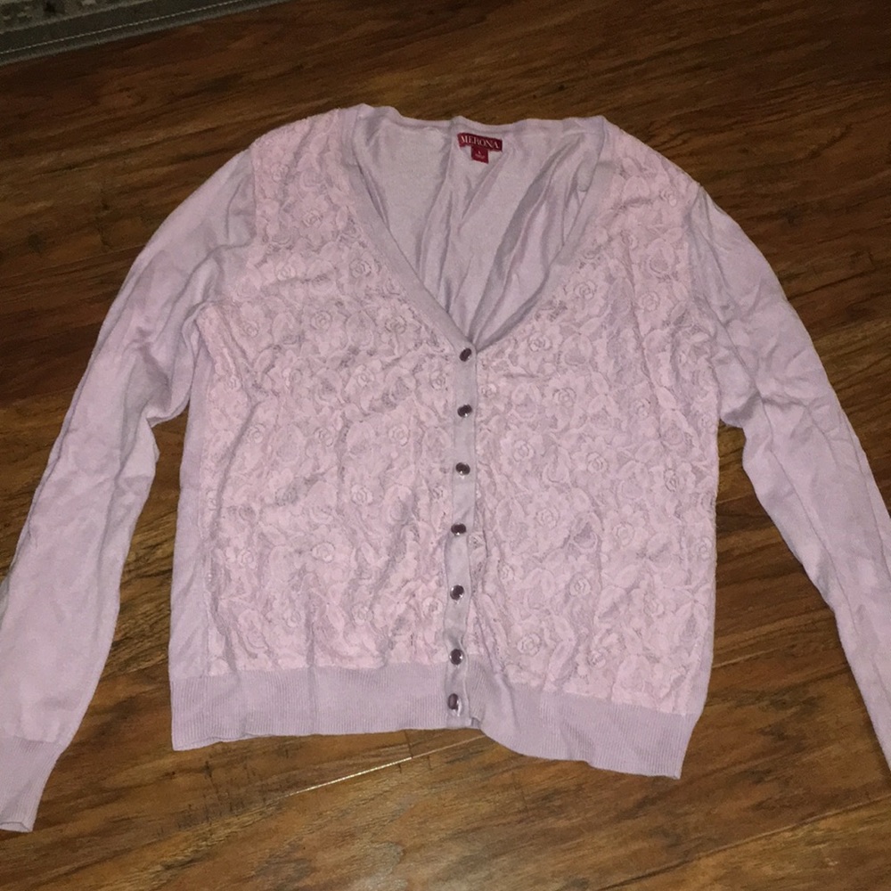 Lavender cardigan